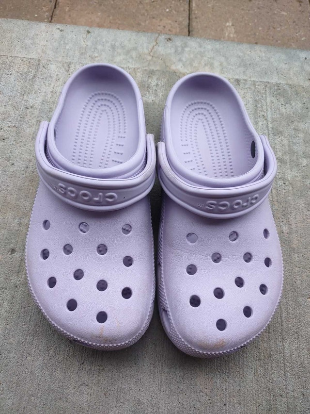 Purple Crocs Size 8 W