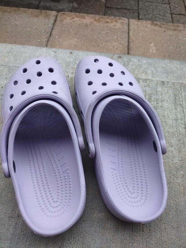 Purple Crocs Size 8 W - photo 2