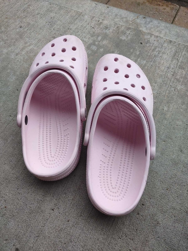Pink Crocs Size 10 W - photo 2