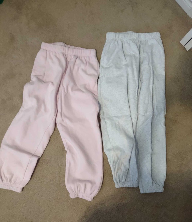 Garage Boyfriend Sweatpants Pink & Grey - Size Small