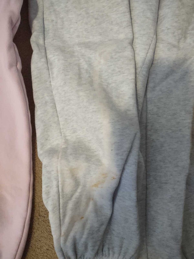 Garage Boyfriend Sweatpants Pink & Grey - Size Small - photo 2