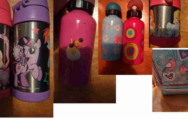 Kids Water bottles, thermos, lunch bag