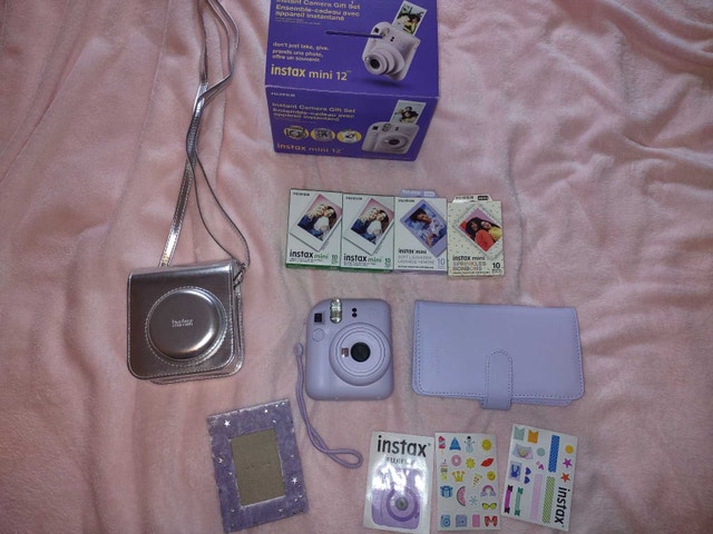 Mini Instax 12 Polaroid Camera Set