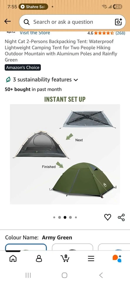 Night Cat 2-Person Backpacking Tent - photo 2