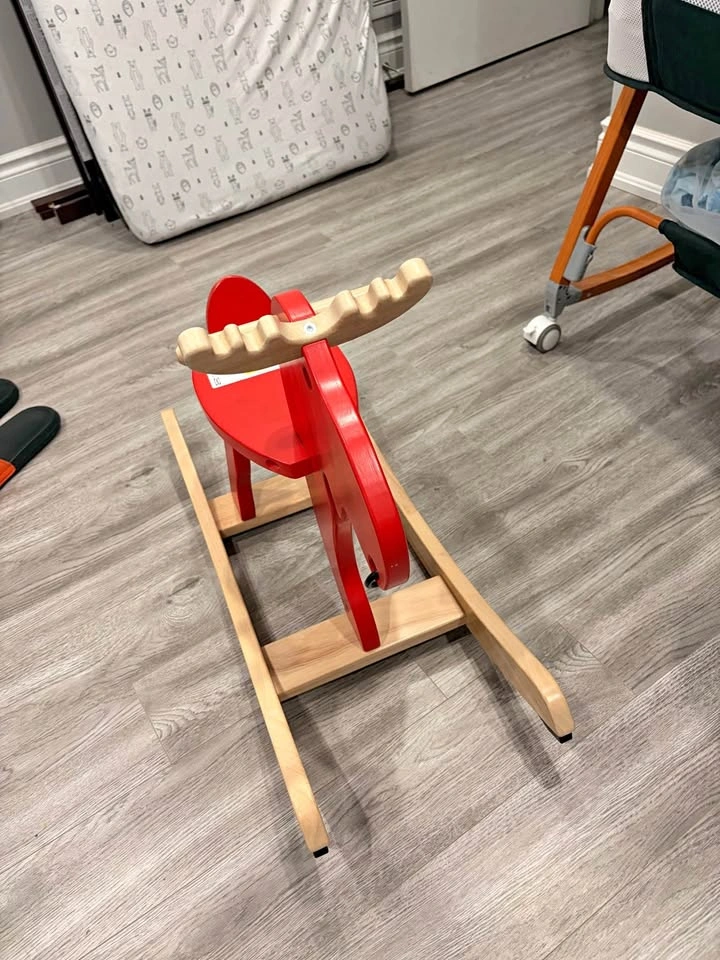 IKEA Wooden Rocking Moose / Rocking Reindeer - Like New