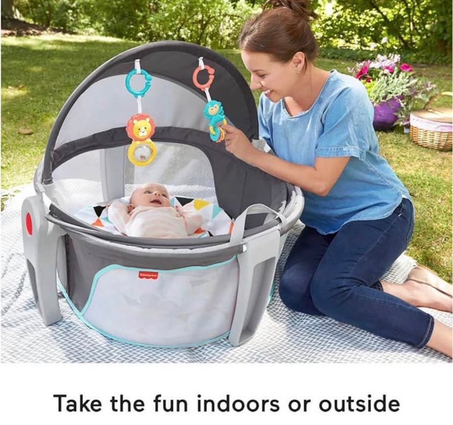 Fisher-Price Portable Bassinet On-The-Go Baby Dome - photo 2