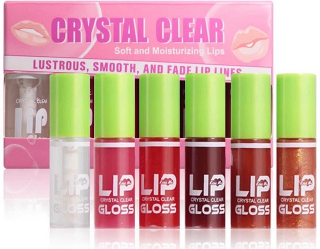 Hydrating Lip Oil, 6 ColorsTinted, Plumping, Big Brush Head