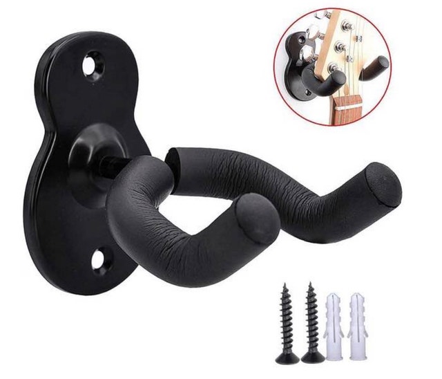 Sound Harbor Wall Mount Hanger 3 Pack - Black Metal Holder - photo 2