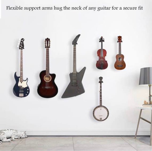 Sound Harbor Wall Mount Hanger 3 Pack - Black Metal Holder - photo 5