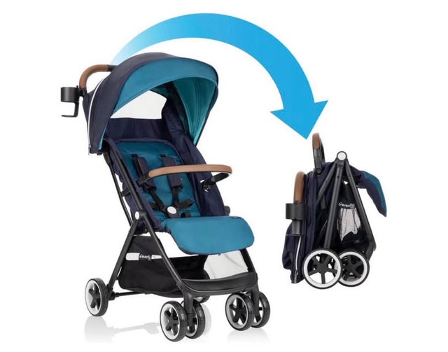 Evenflo Gold Otto Self-Folding Lightweight Travel Stroller