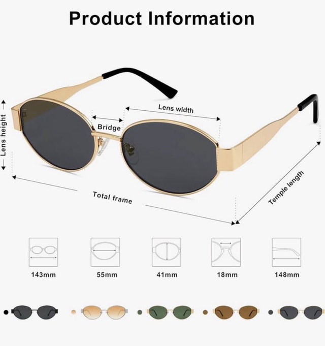 Sunglasses for Women Men Trendy Sun Glasses - photo 4