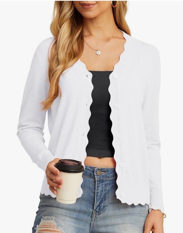 Women's V-Neck Cardigan Sweater