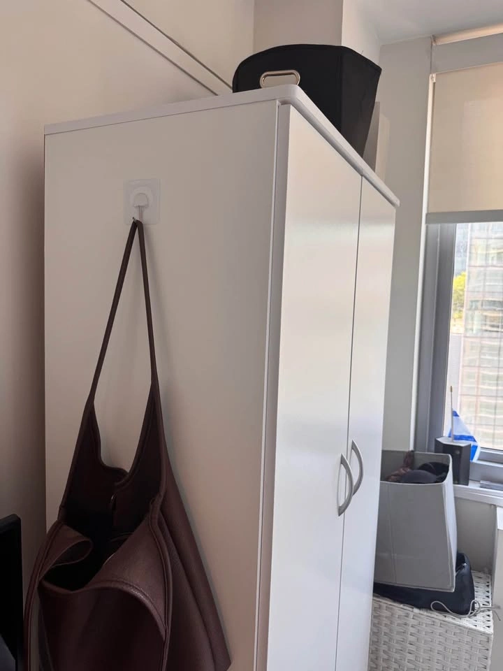 White 2-Door Wardrobe with 2 Drawers - photo 5