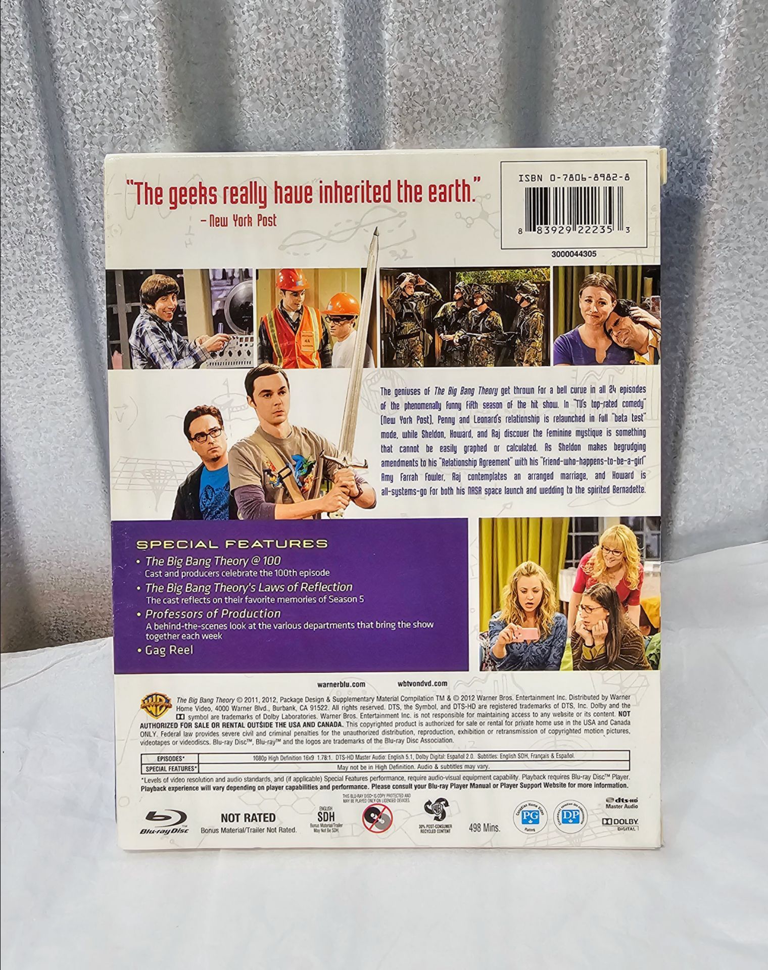 The Big Bang Theory Complete Fifth Season 5 Blu-ray + DVD - photo 2