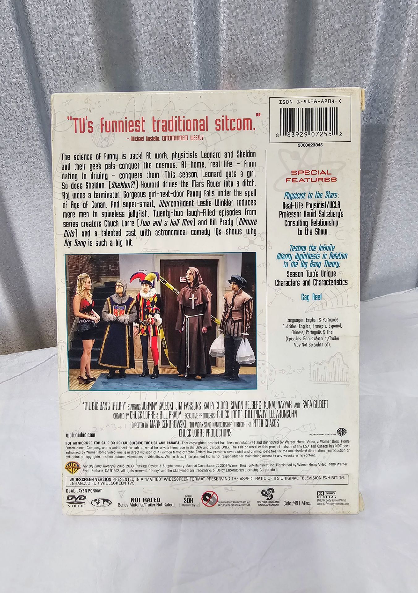 The Big Bang Theory Complete Second Season 2 DVD Widescreen - photo 2