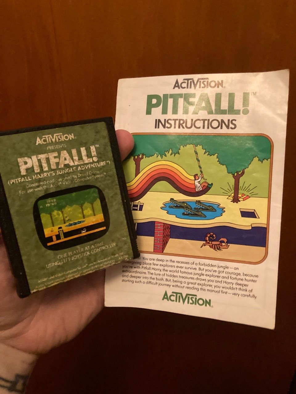 Pitfall (Atari 2600) With Manual!