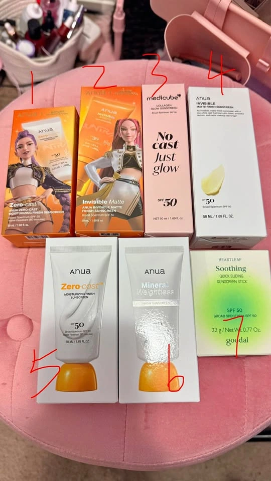 Kbeauty sunscreen sale! All new 50% off original price