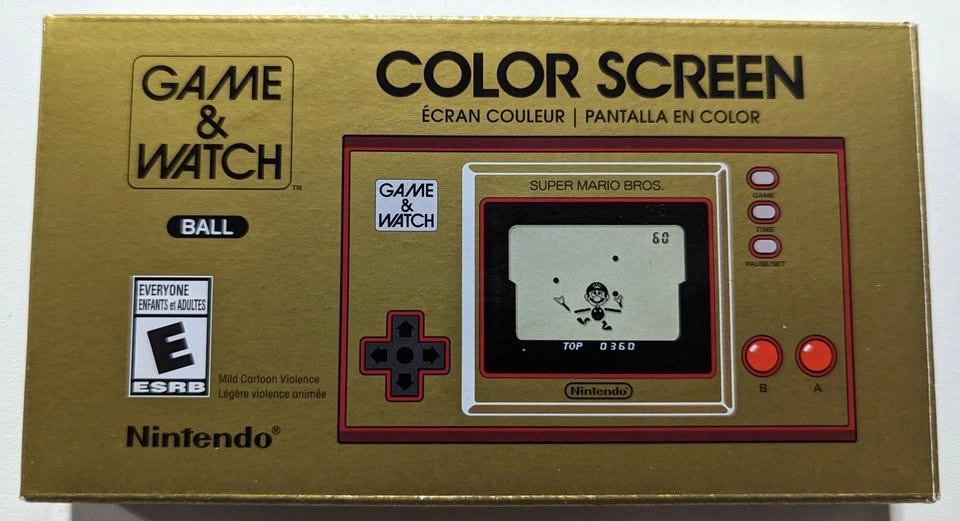 Game & Watch Super Mario Bros Nintendo Console - photo 3