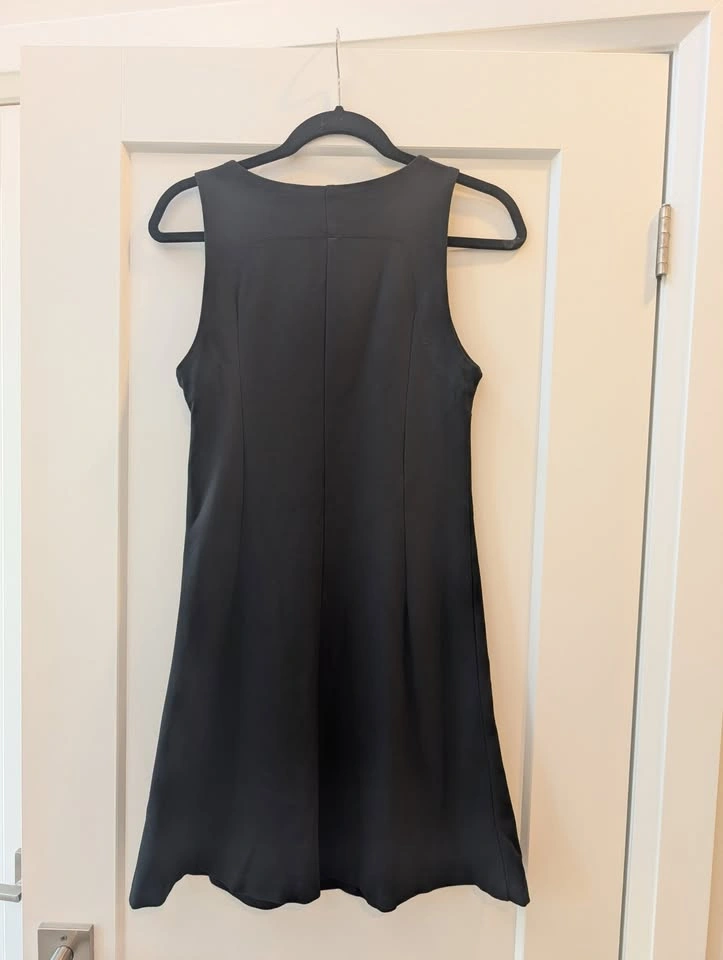 FIG Clothing Black Sleeveless Fit & Flare Mini Dress Size Small - photo 2