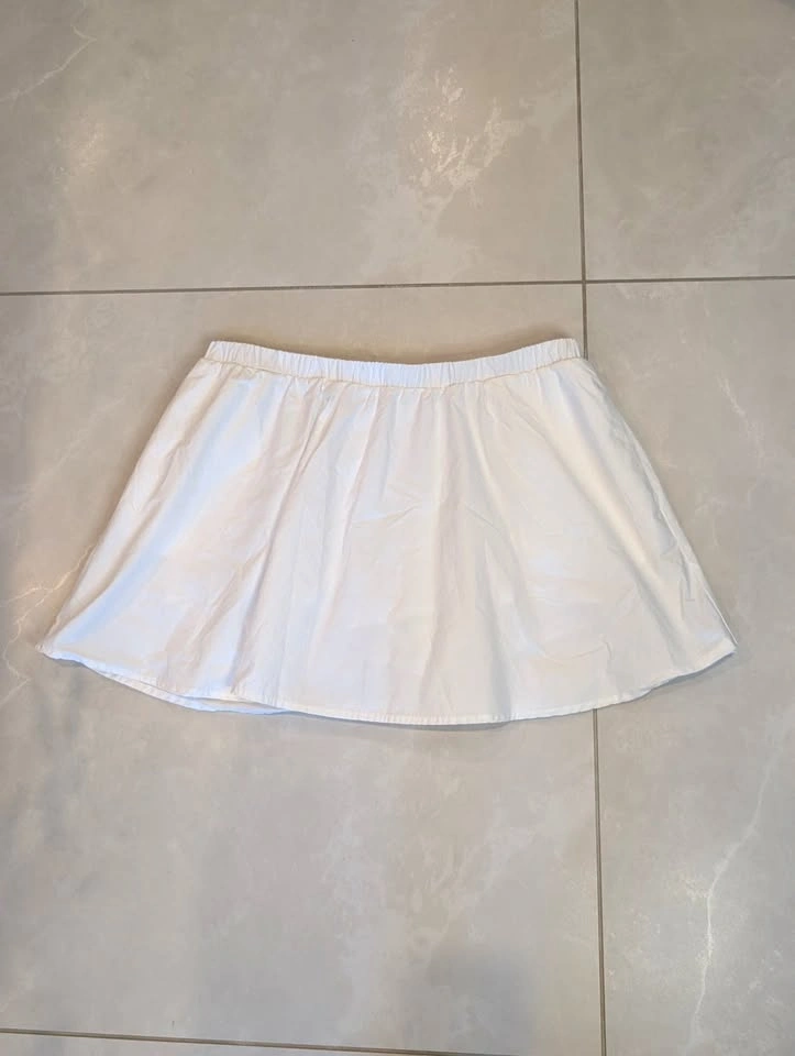 Garage White Mini Skort Size Large