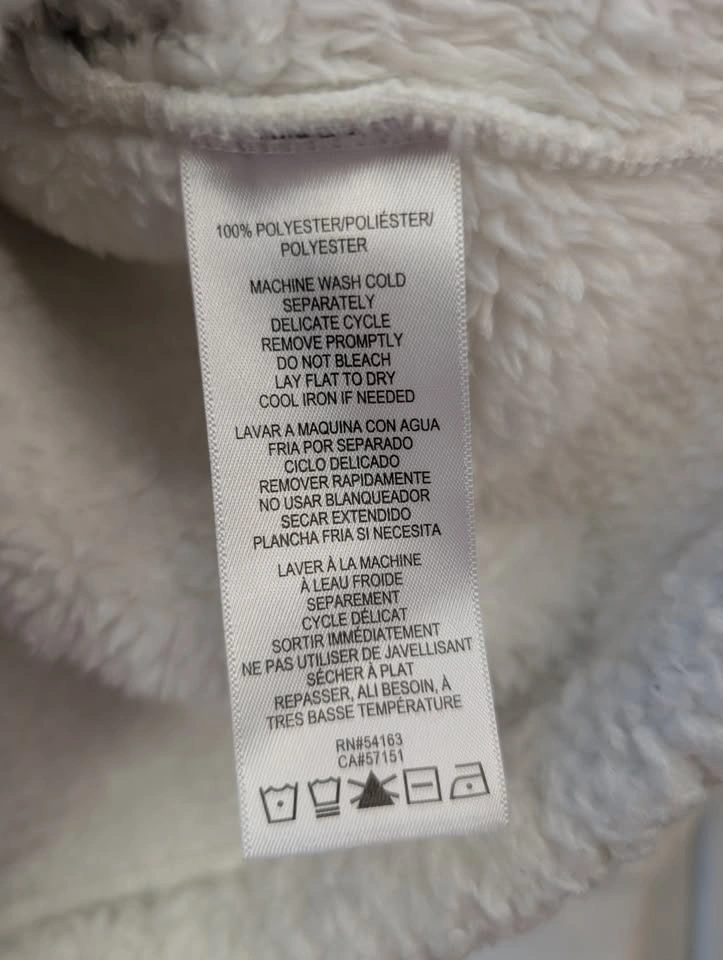 Calvin Klein Performance Sherpa Crop Quarter Zip Pullover White - photo 3