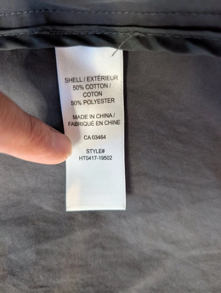 Ricki’s Charcoal Grey Hooded Utility Jacket Cargo Anorak XS/TP - photo 5
