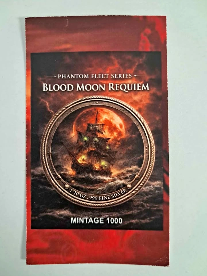 Phantom Fleet Series Blood Moon Requiem 1/10 oz Silver - photo 3