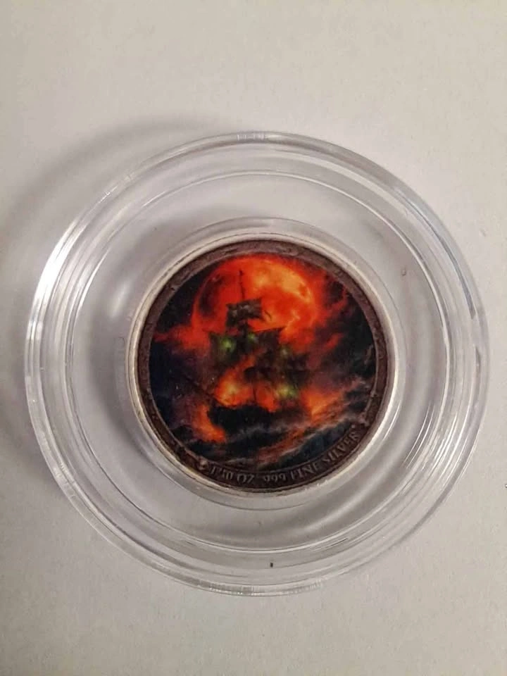 Phantom Fleet Series Blood Moon Requiem 1/10 oz Silver - photo 2