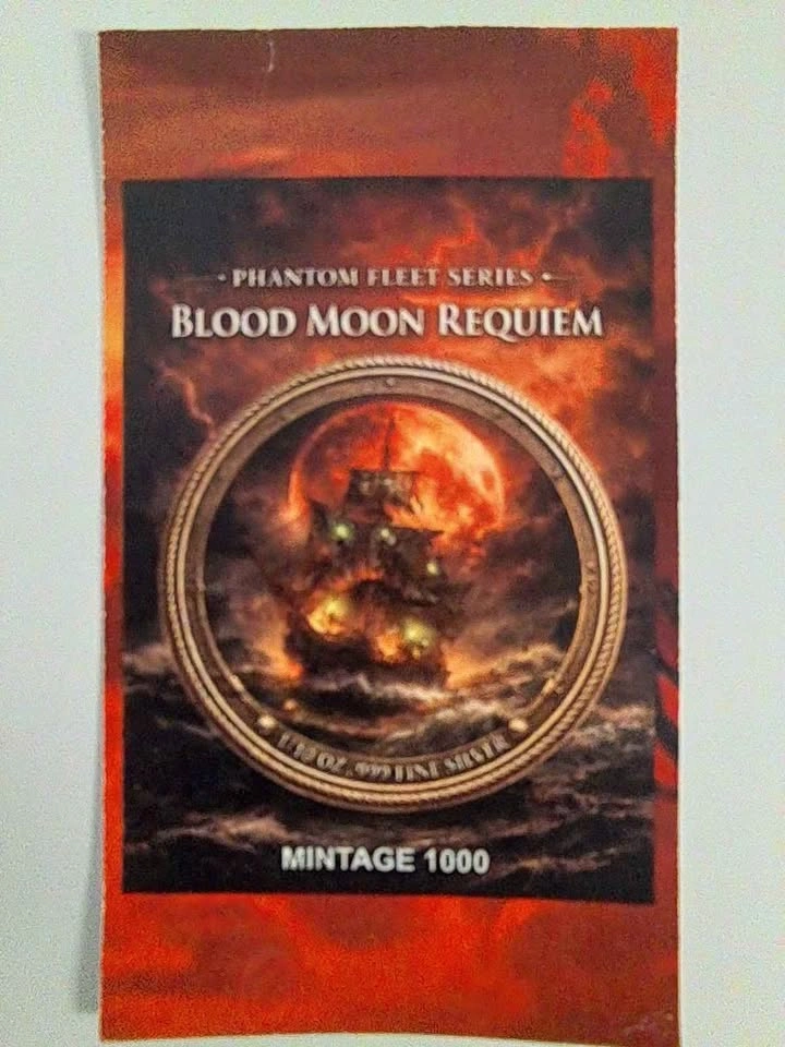 Phantom Fleet Series Blood Moon Requiem 1/10 oz Silver - photo 4