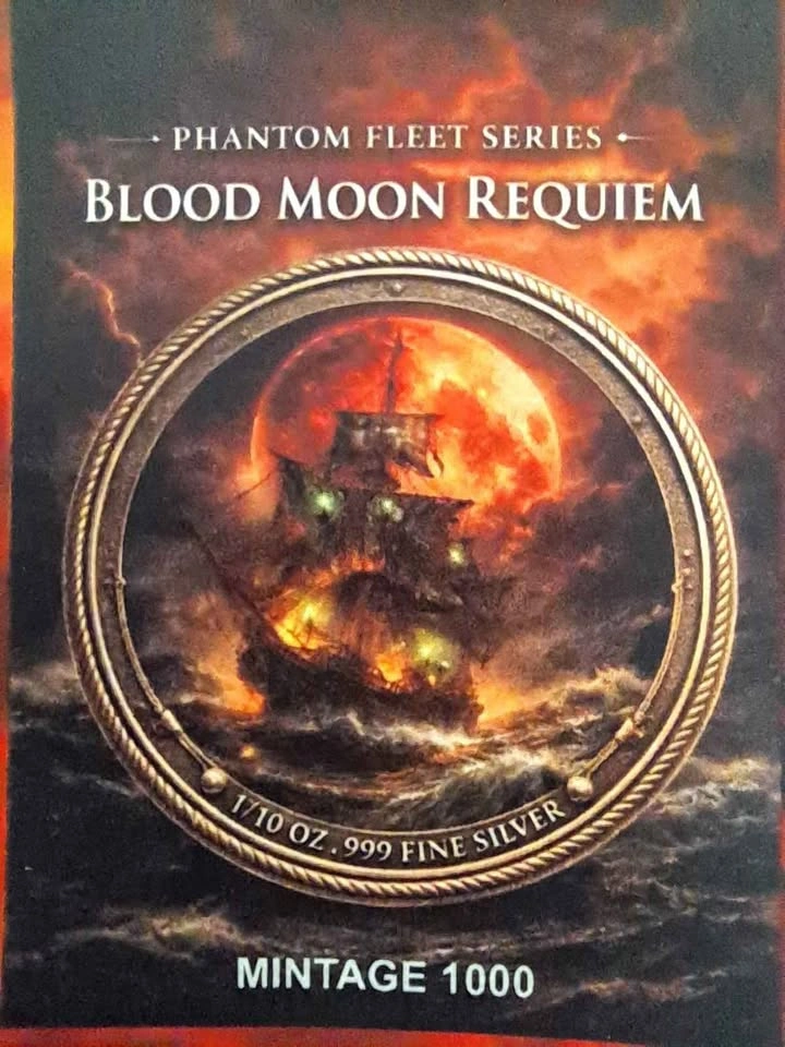 Phantom Fleet Series Blood Moon Requiem 1/10 oz Silver - photo 5