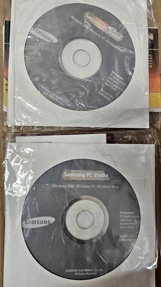 Lot of 2 Brand New Sealed Vintage Samsung PC Studio Installation