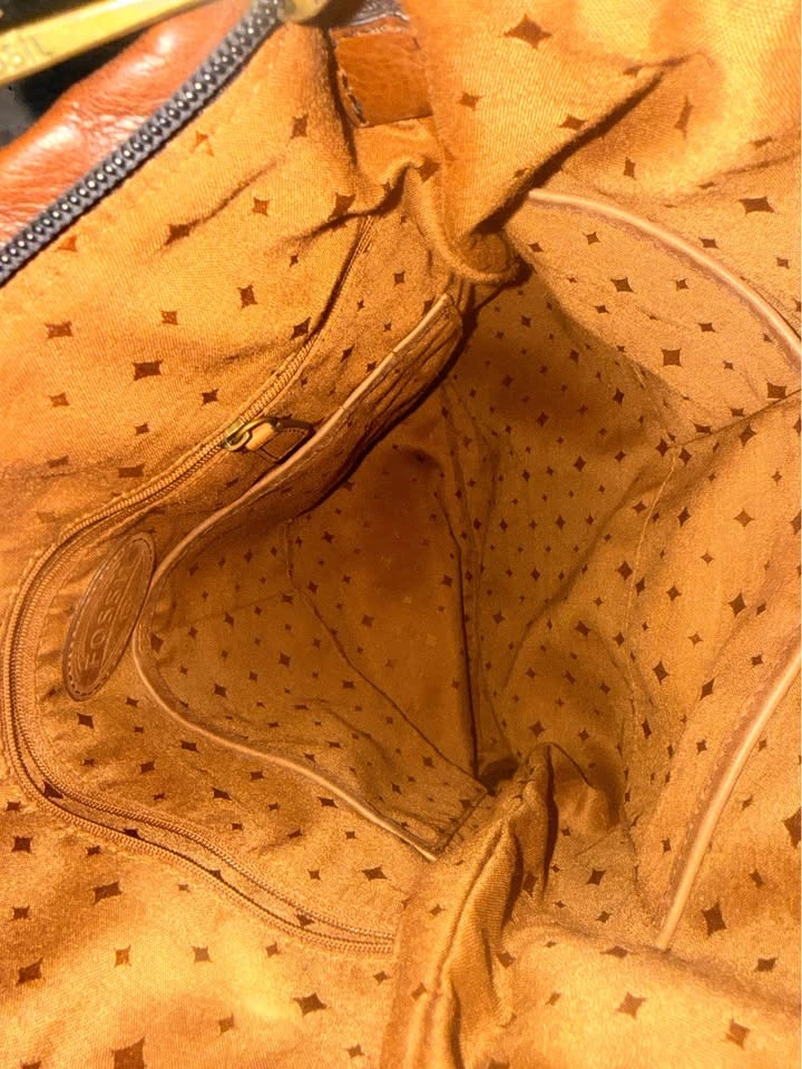 Fossil Explorer Leather Foldover Tote - photo 4