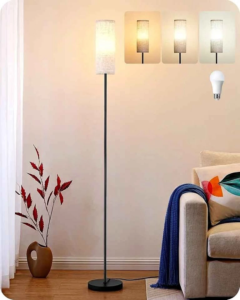 68" Modern Floor Lamp with 3 Color Temperatures