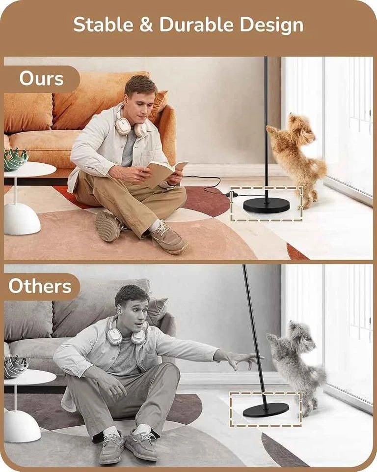 68" Modern Floor Lamp with 3 Color Temperatures - photo 4