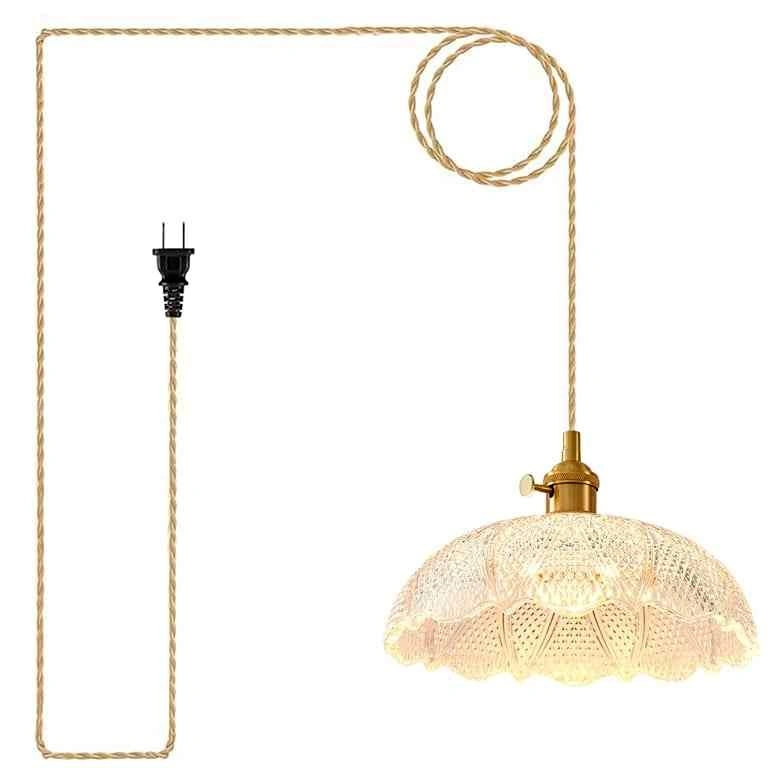 KUZZULL Plug in Pendant Light Fixtures