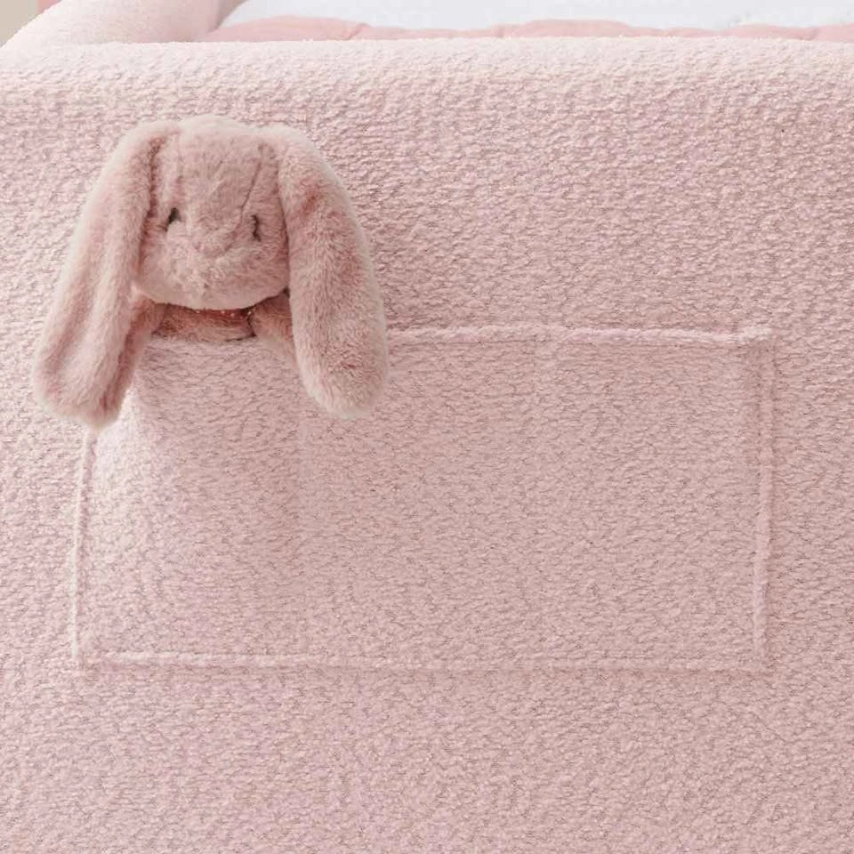 Kids Rabbit Ear Upholstered Platform Bed – Cute & Modern - photo 5