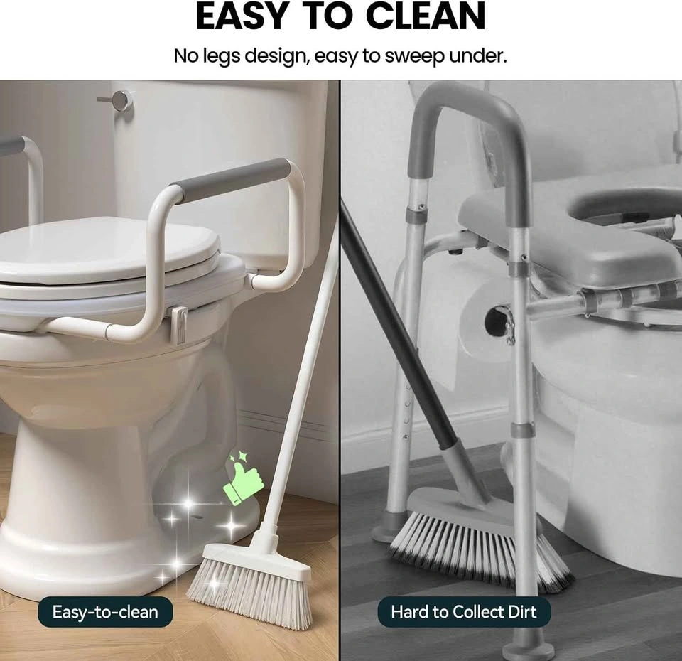 R&T Toilet Seat Riser 2" Raised Seat with Handles - photo 5