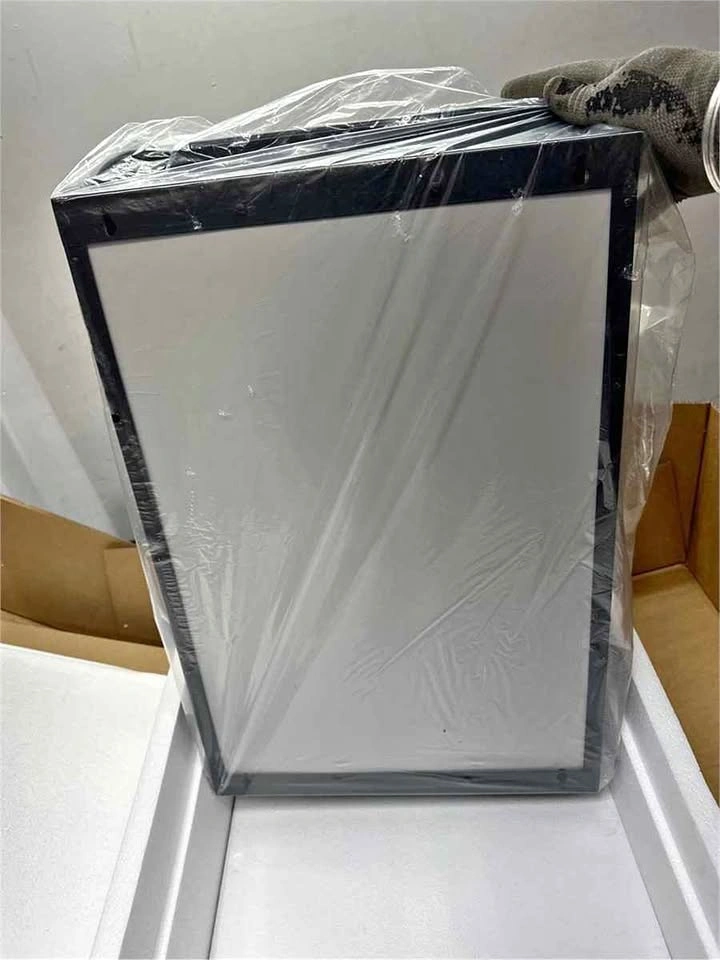 Keonjinn Chrome Medicine Cabinet Mirror 16x24
