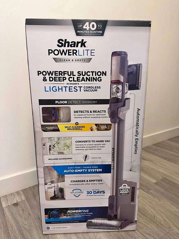 Shark PowerLite Clean & Empty Cordless Vacuum - Brand New