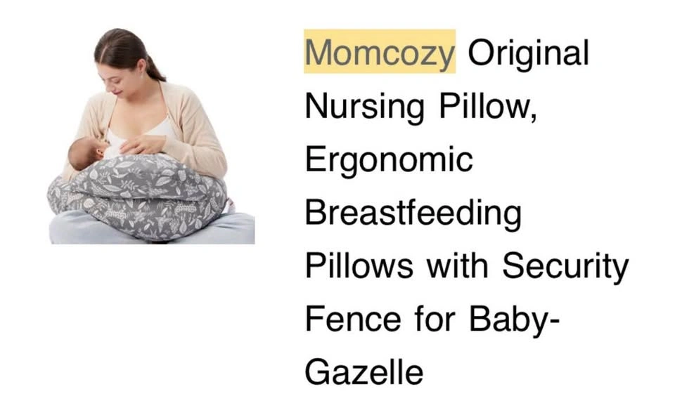 Momcozy Original Nursing Pillow – Excellent Condition - photo 3
