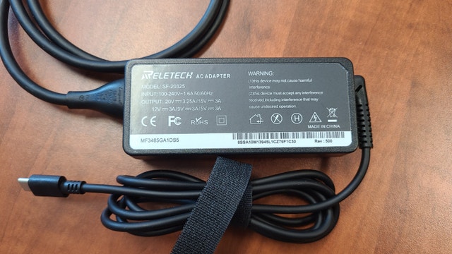 Universal USB-C Laptop Power Adapter Charger 65W - photo 4