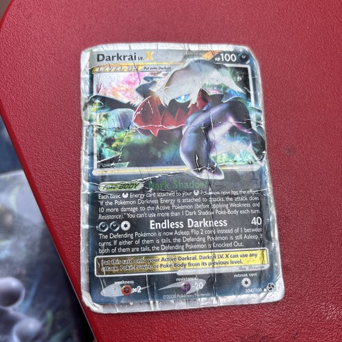 Pokemon TCG Darkrai Lv. X 104/106 Ultra Rare Holo DP Great Encou