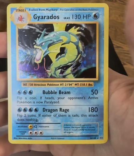 Pokemon TCG Mega Gyarados EX Full Art 115/122