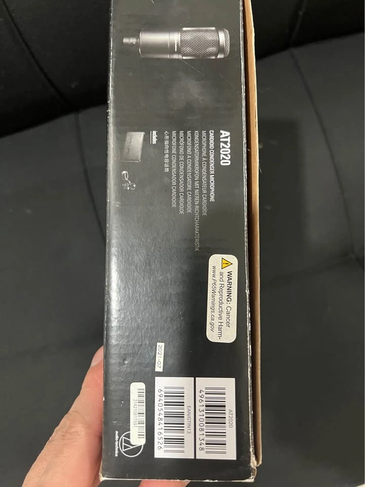 Audio-Technica AT2020 Cardioid Condenser Microphone - photo 2