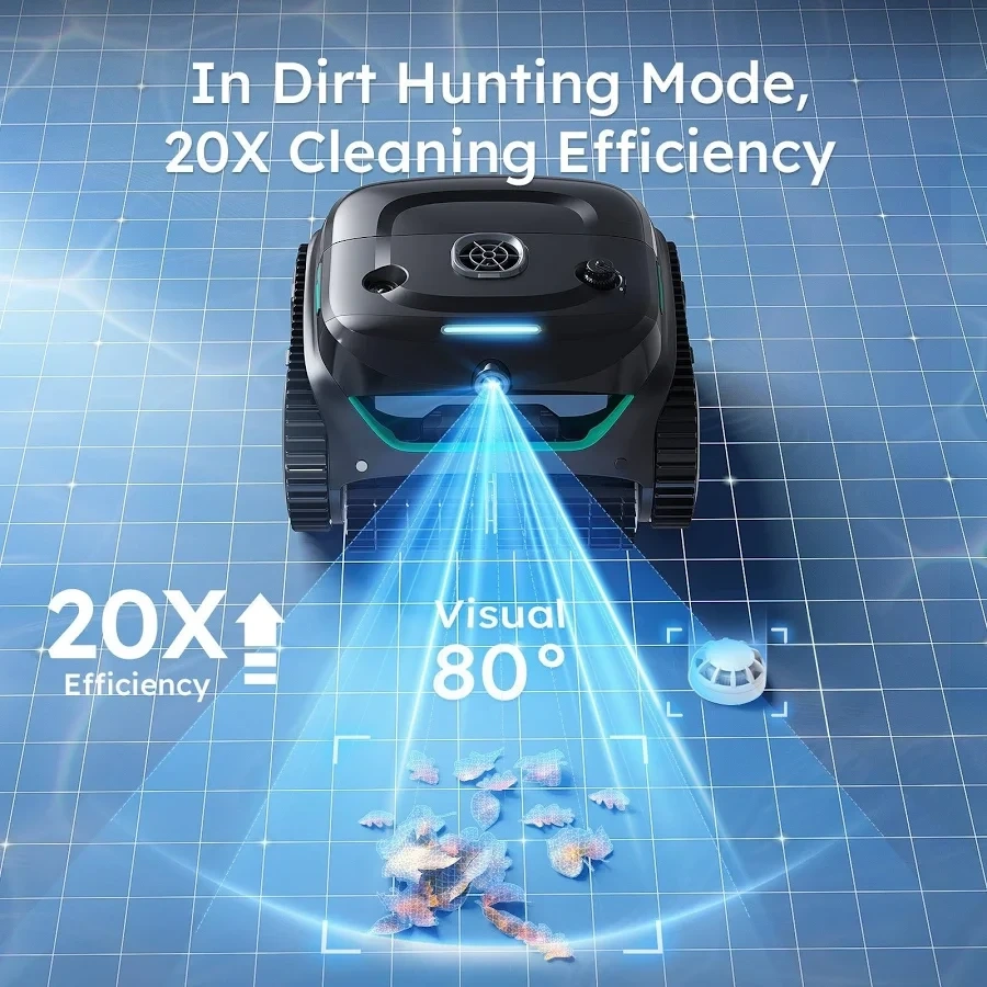 WYBOT C2 Vision Cordless Robotic Pool Cleaner - photo 3