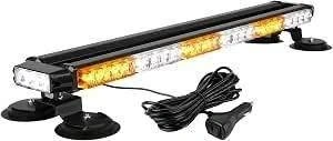 29.5-Inch LED Roof Top Strobe Light Bar – Emergency Warning Ligh