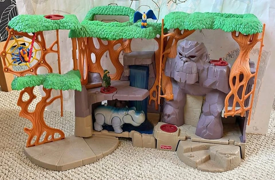 Fisher-Price Imaginext Gorilla Mountain Jungle Playset #L5105