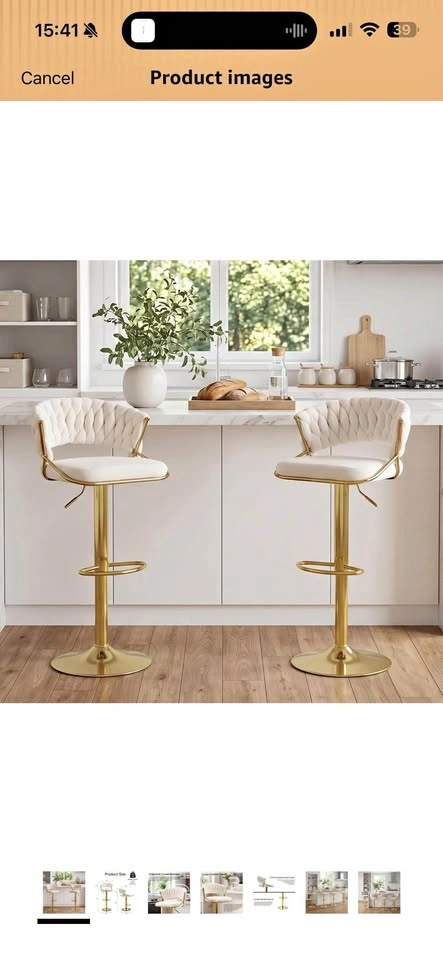 COSTWAY Bar Stools Set of 2