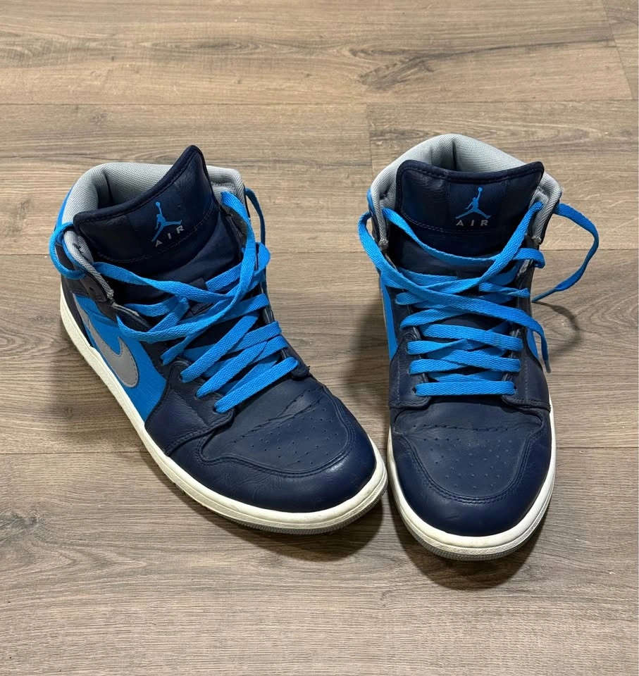 Nike Air Jordan 1 Mid Phat Obsidian Photo Blue - US 10 - photo 2