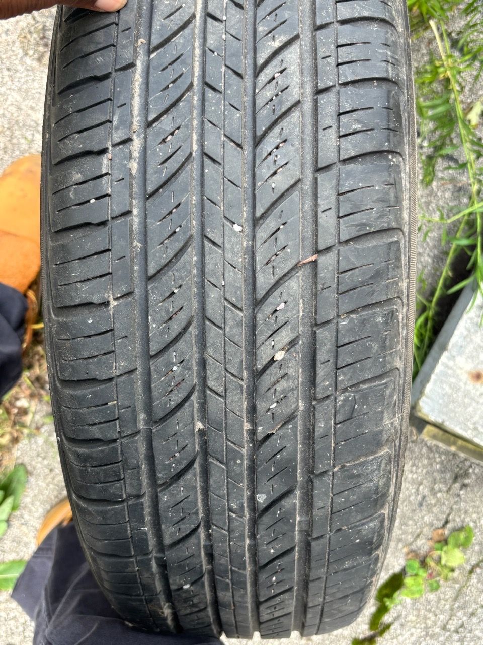Two used tires with rim - photo 2